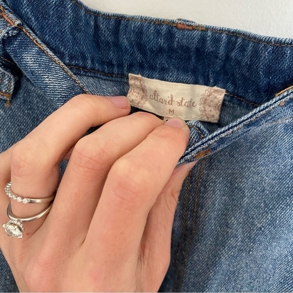 ALTER’D State Two Tone Denim Jean Skirt Medium - Picture 6 of 8